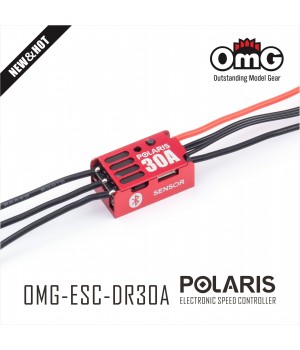 POLARIS DR-30A Sensored Brushless Electronic Speed Controller RED AAA - Lipo
