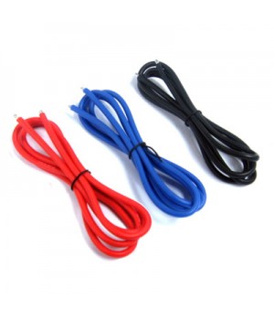 Yeah Racing cavo silicone 14AWG (60cm.) NERO/BLU/ROSSO